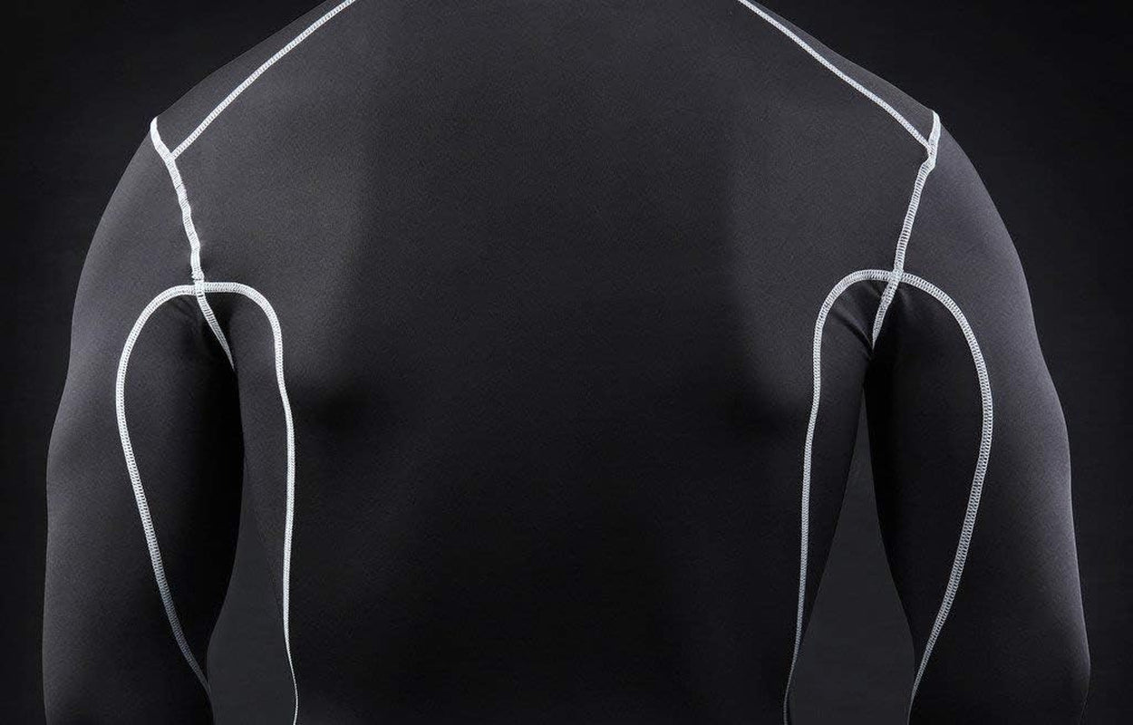 Men and Boys' Long Sleeve Compression Shirt, Athletic Workout Sports Undershirt Base Layer Top